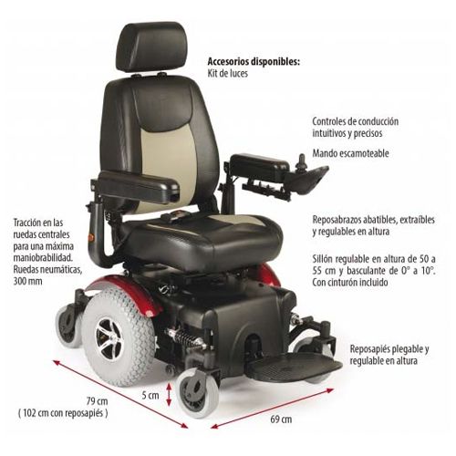 [company_name_branding] silla de ruedas eléctrica 'R320'